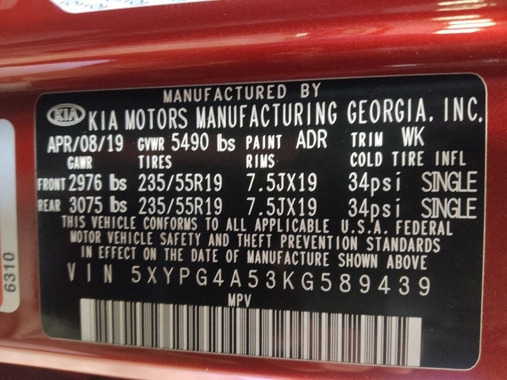 2019 Kia Sorento in Miami, FL 33157 - 18128519 33
