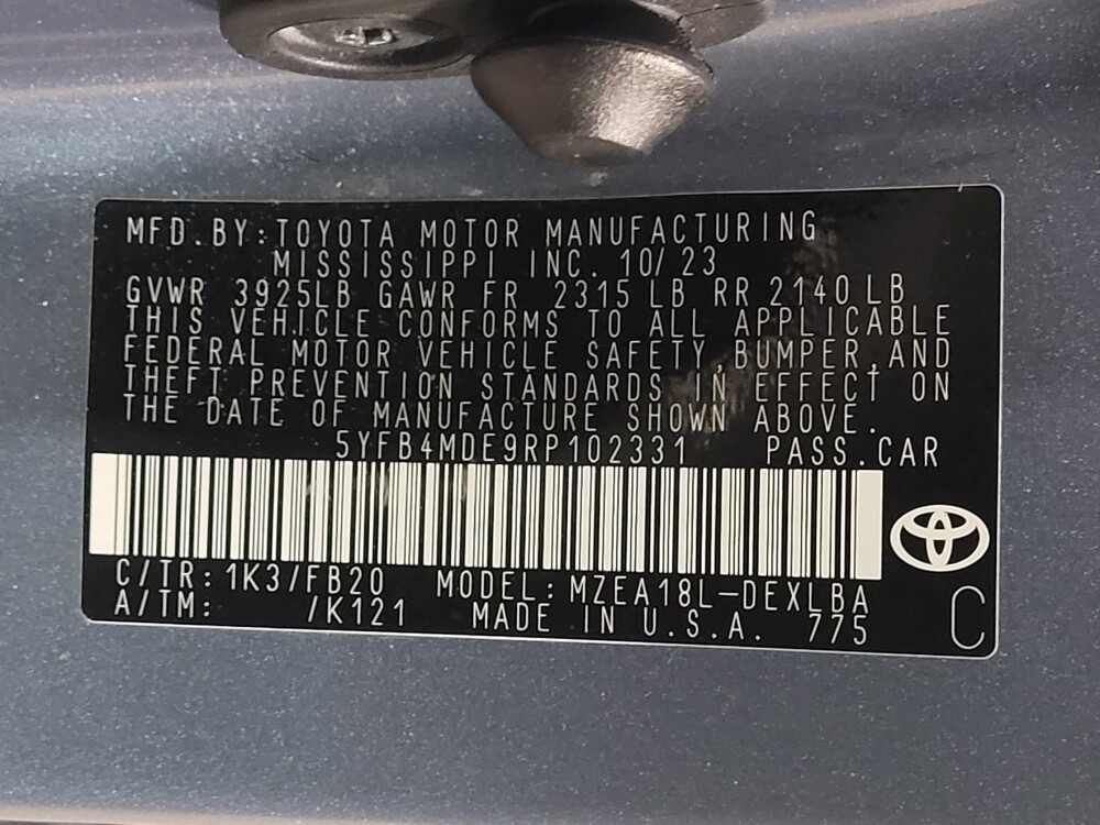 2024 Toyota Corolla in Mobile, AL 36606 - 18128527 33