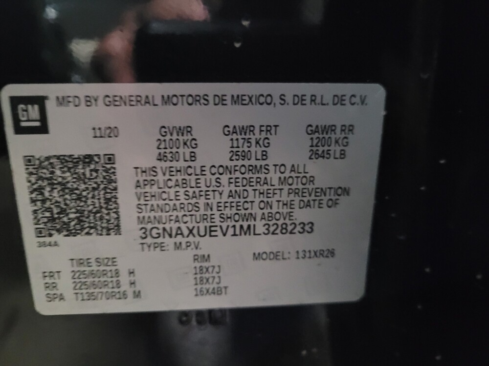 2021 Chevrolet Equinox in Williamstown, NJ 8094 - 18128544 33