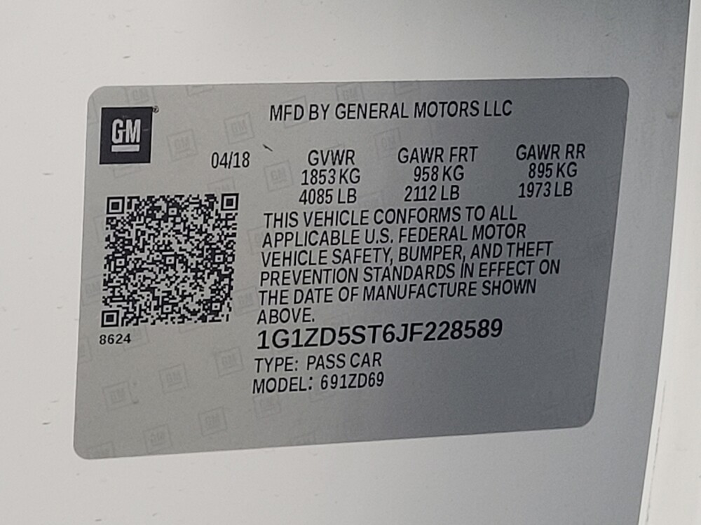 2018 Chevrolet Malibu in Antioch, TN 37013 - 18128569 33