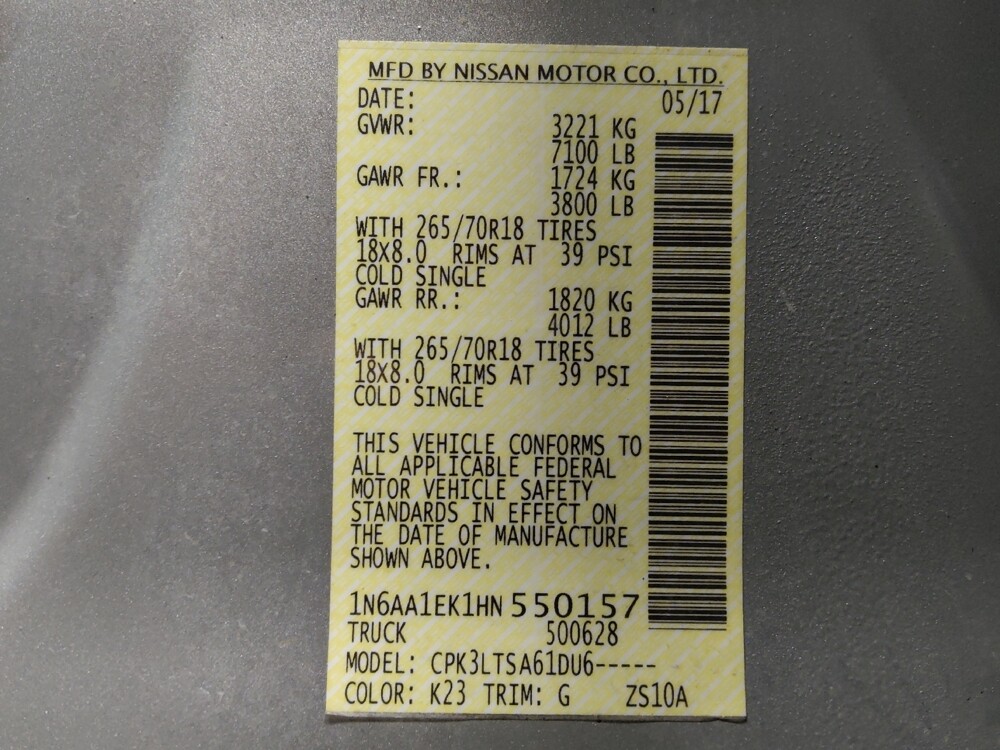 2017 Nissan Titan in Tyler, TX 75701 - 18128582 33