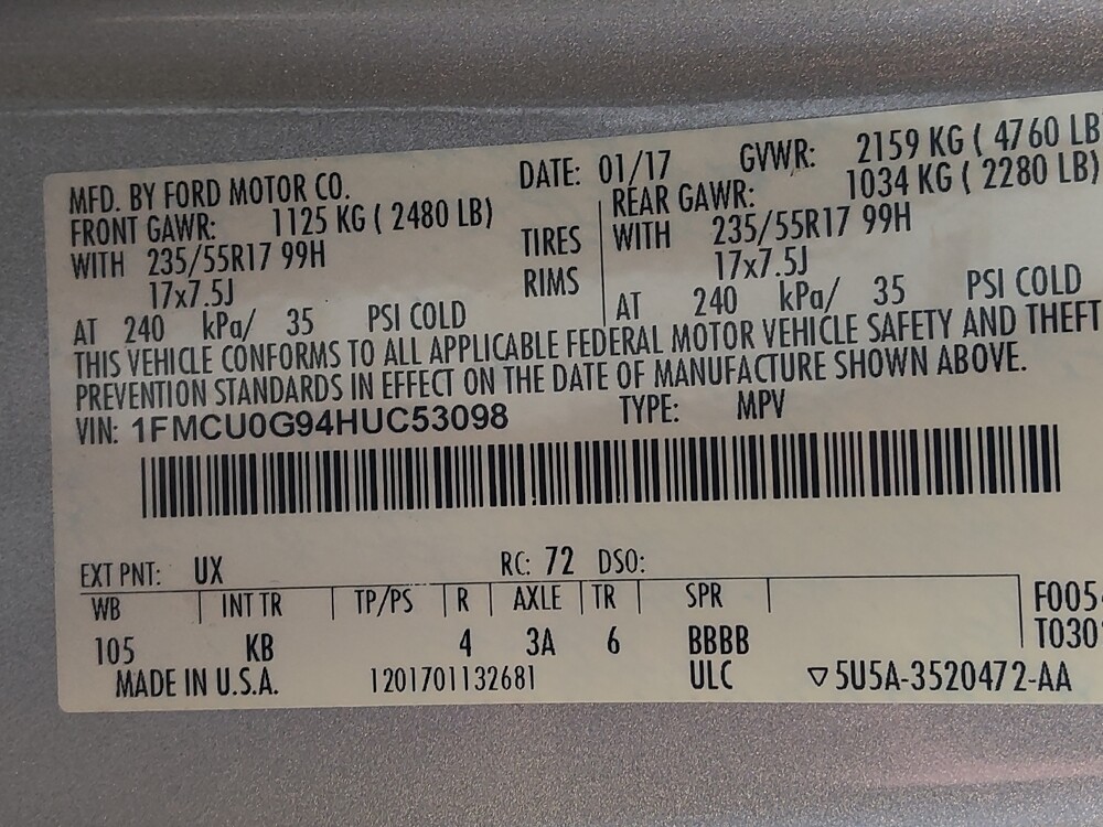 2017 Ford Escape in Houston, TX 77074 - 18128583 33