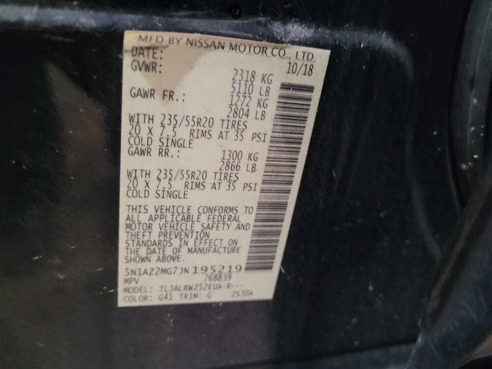 2018 Nissan Murano in Chesapeake, VA 23320 - 18128609 33