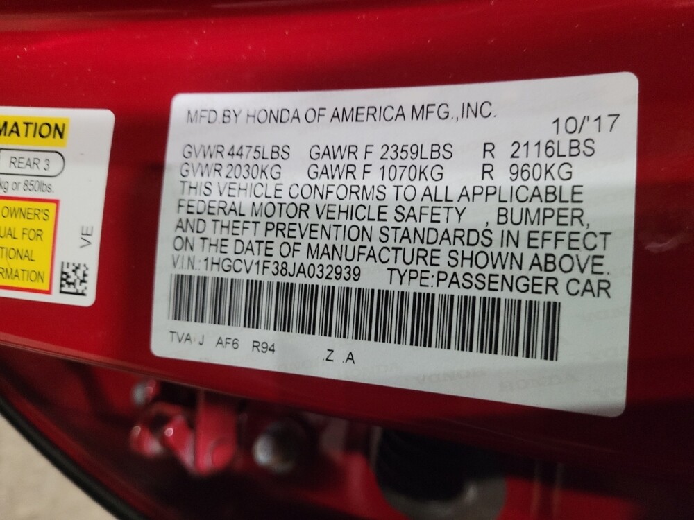 2018 Honda Accord in Pittsburgh, PA 15236 - 18128612 33