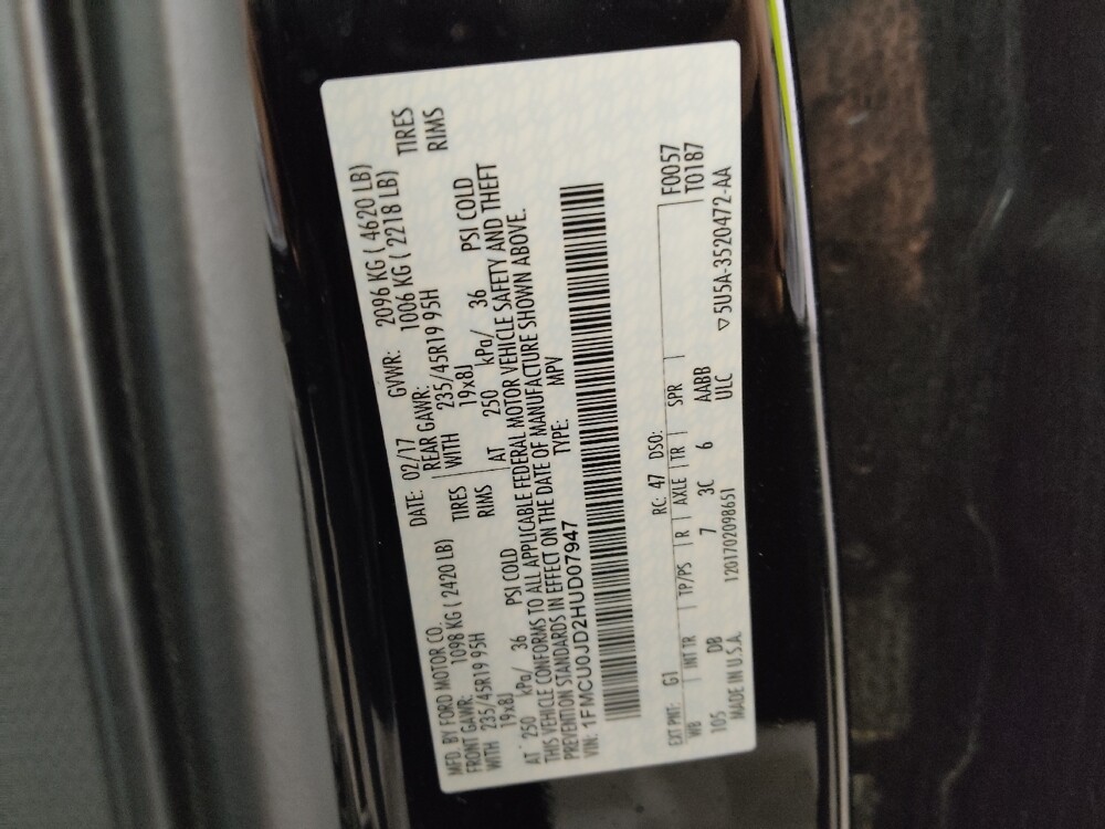 2017 Ford Escape in Midlothian, IL 60445 - 18128637 33