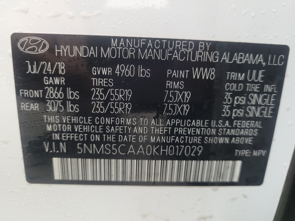 2019 Hyundai Santa Fe in Mishawaka, IN 46545 - 18128655 33