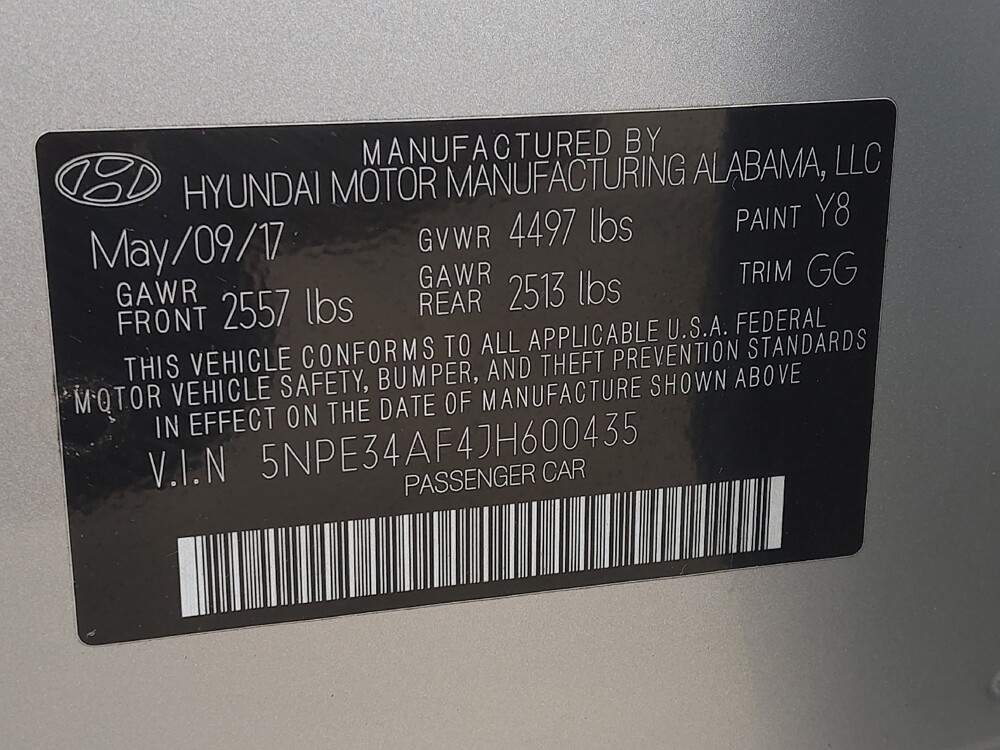 2018 Hyundai Sonata in San Antonio, TX 78238 - 18128676 33