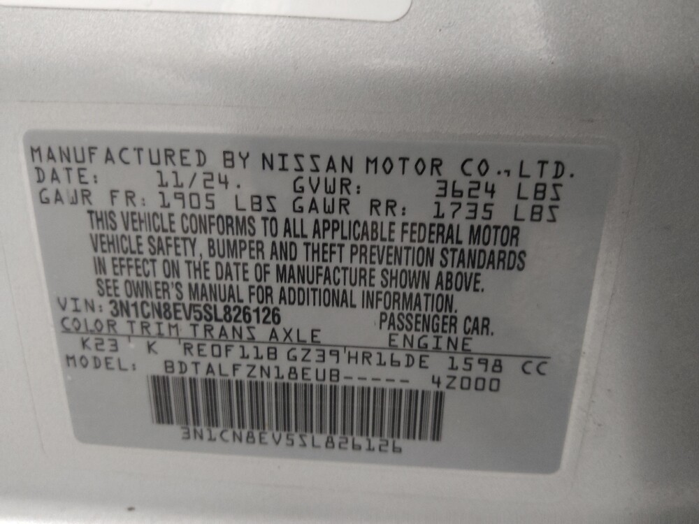 2025 Nissan Versa in Springfield, MO 65807 - 18128680 33