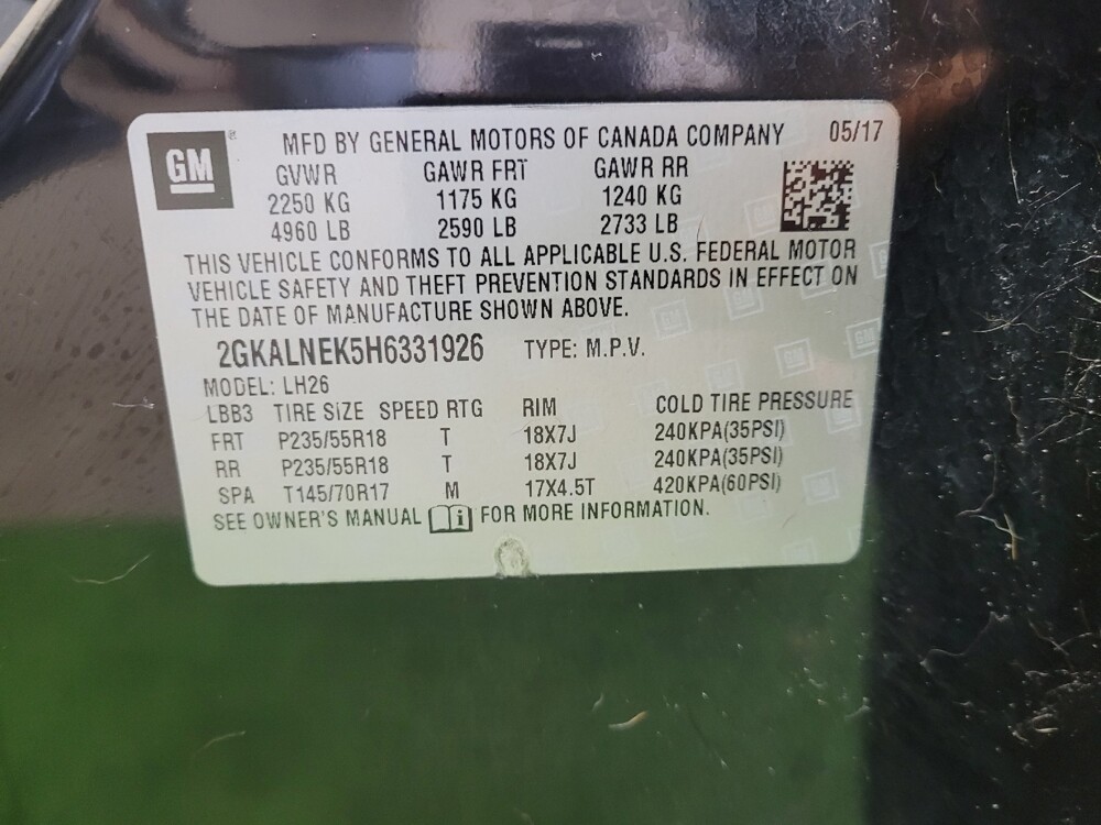 2017 GMC Terrain in Toledo, OH 43617 - 18128693 33