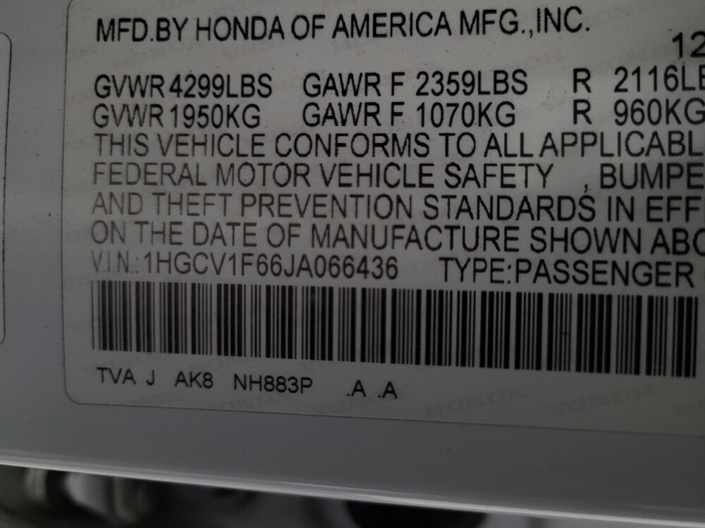 2018 Honda Accord in Las Vegas, NV 89104 - 18128701 33