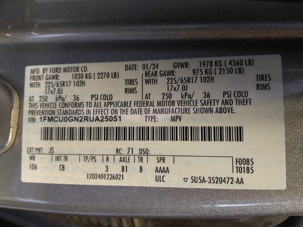 2024 Ford Escape in Chandler, AZ 85225 - 18128712 33