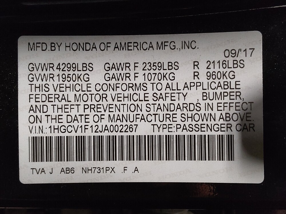 2018 Honda Accord in Savannah, GA 31419 - 18128713 33