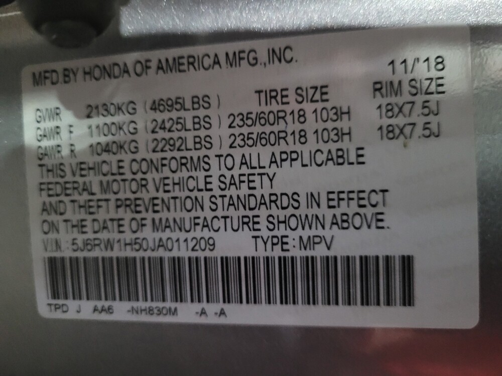 2018 Honda CR-V in Owings Mills, MD 21117 - 18128732 33