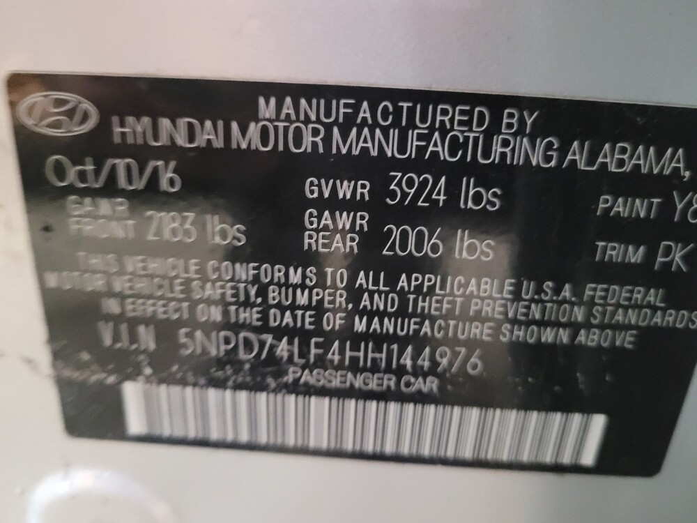 2017 Hyundai Elantra in Glen Burnie, MD 21061 - 18128790 33