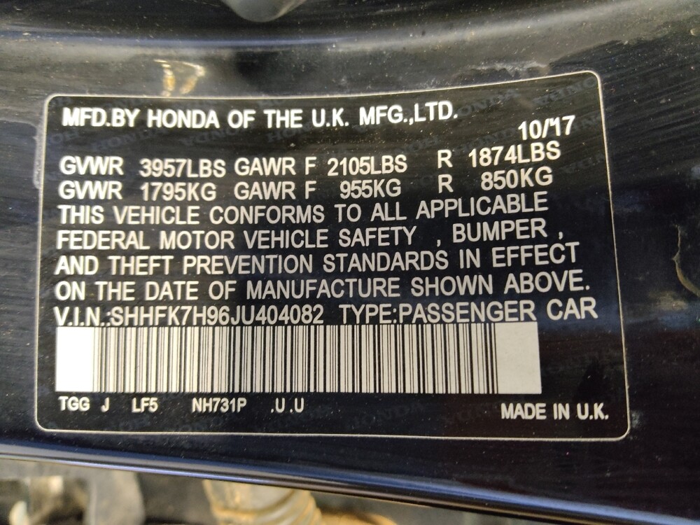 2018 Honda Civic in Glendale, AZ 85301 - 18128801 33