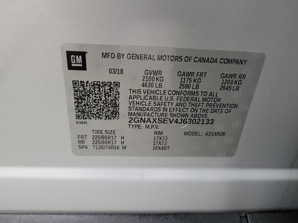 2018 Chevrolet Equinox in Columbus, OH 43228 - 18128815 33