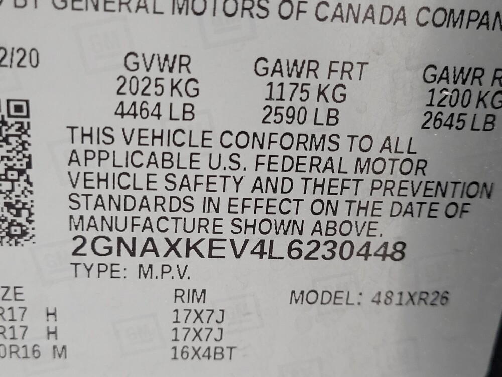 2020 Chevrolet Equinox in Las Vegas, NV 89102 - 18128854 33