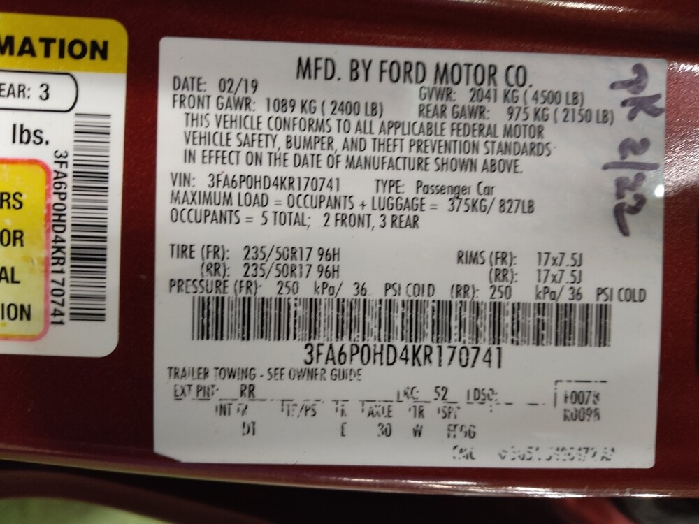 2019 Ford Fusion in Live Oak, TX 78233 - 18128861 33