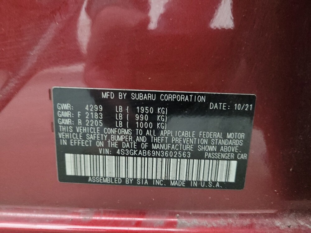 2022 Subaru Impreza in Taylor, MI 48180 - 18128865 33