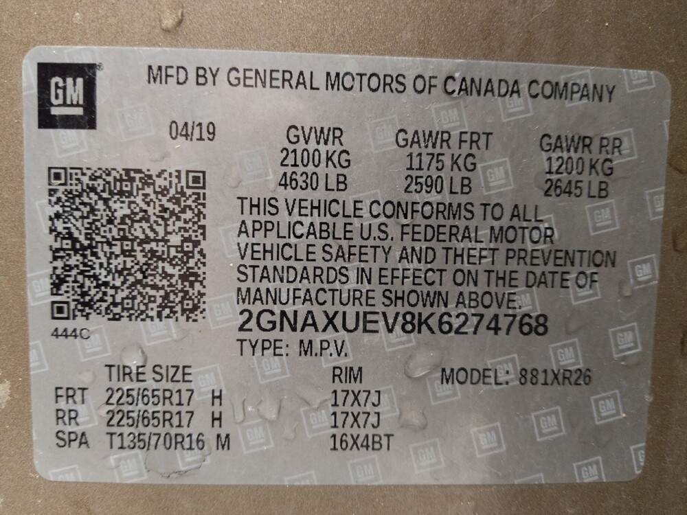 2019 Chevrolet Equinox in Albuquerque, NM 87123 - 18128868 33