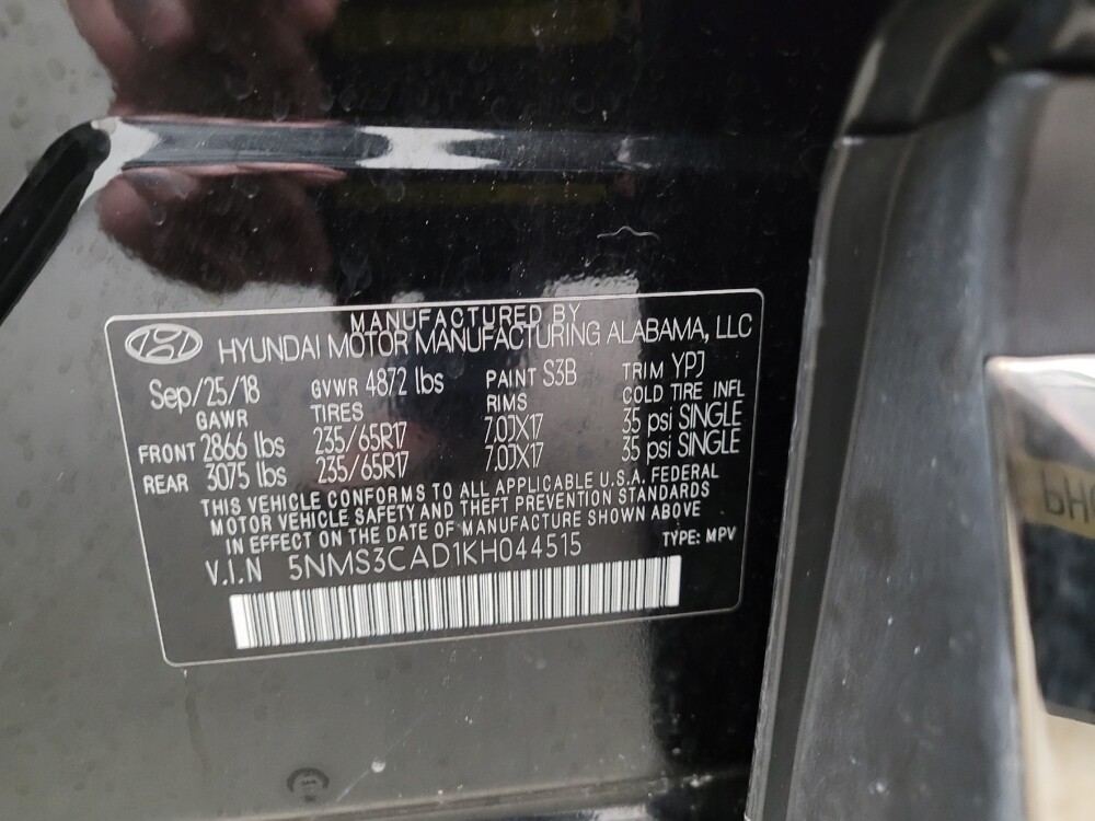 2019 Hyundai Santa Fe in Taylor, MI 48180 - 18128871 33