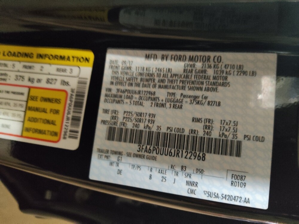 2018 Ford Fusion in Round Rock, TX 78664 - 18128875 33