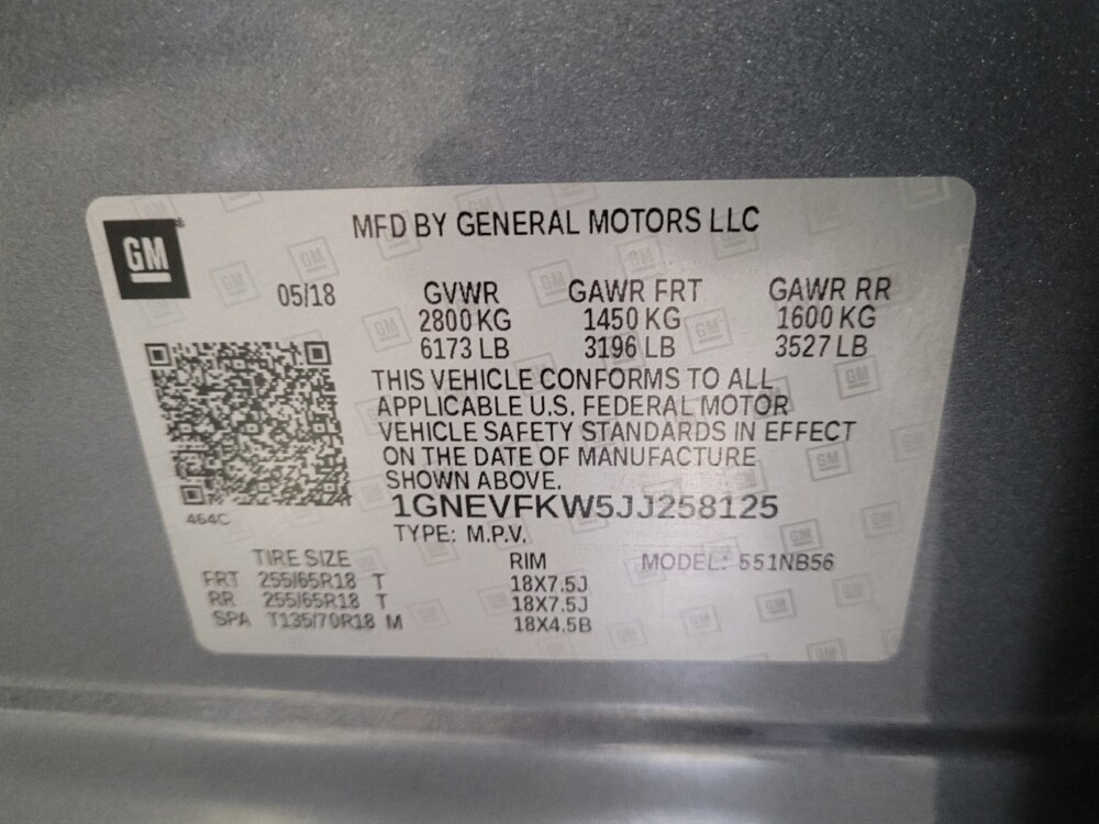 2018 Chevrolet Traverse in Fresno, CA 93726 - 18128941 33