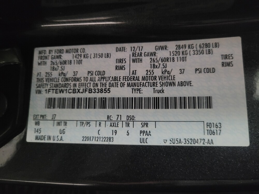 2018 Ford F150 in Macon, GA 31210 - 18128966 33