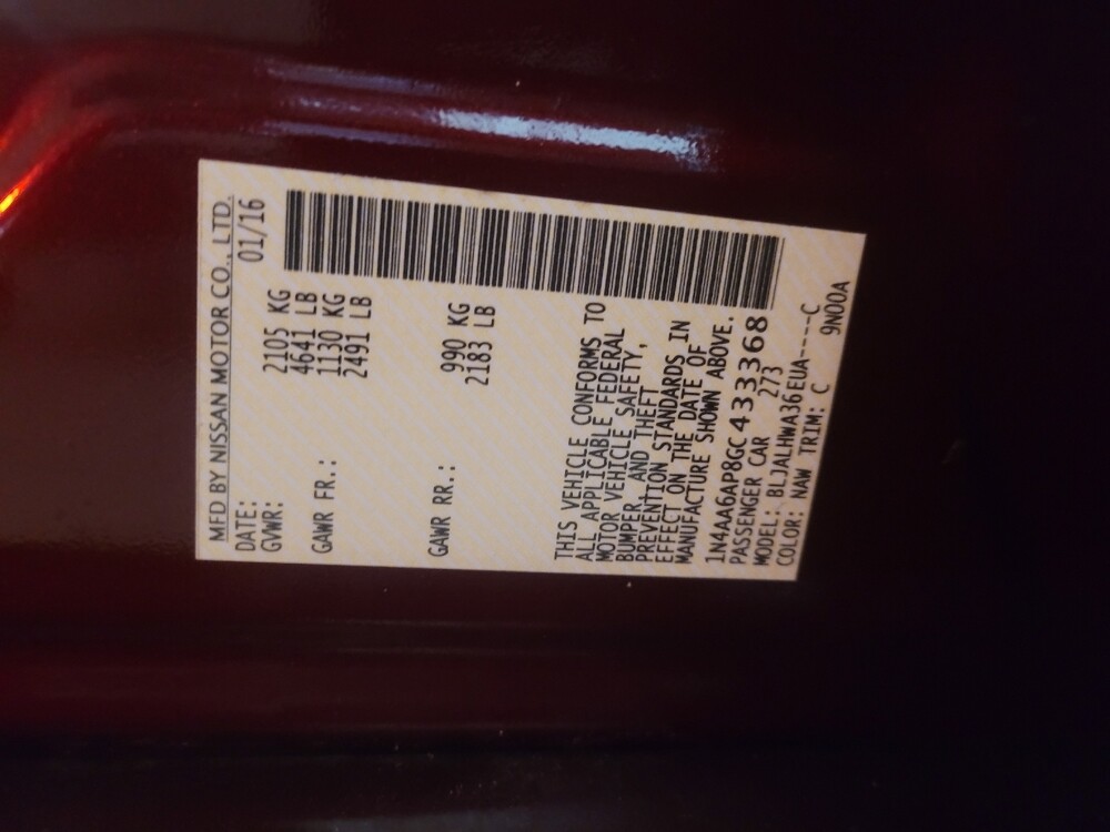 2016 Nissan Maxima in Marietta, GA 30062 - 18128968 33