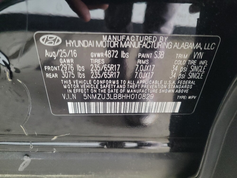 2017 Hyundai Santa Fe in Duluth, GA 30096 - 18128973 32