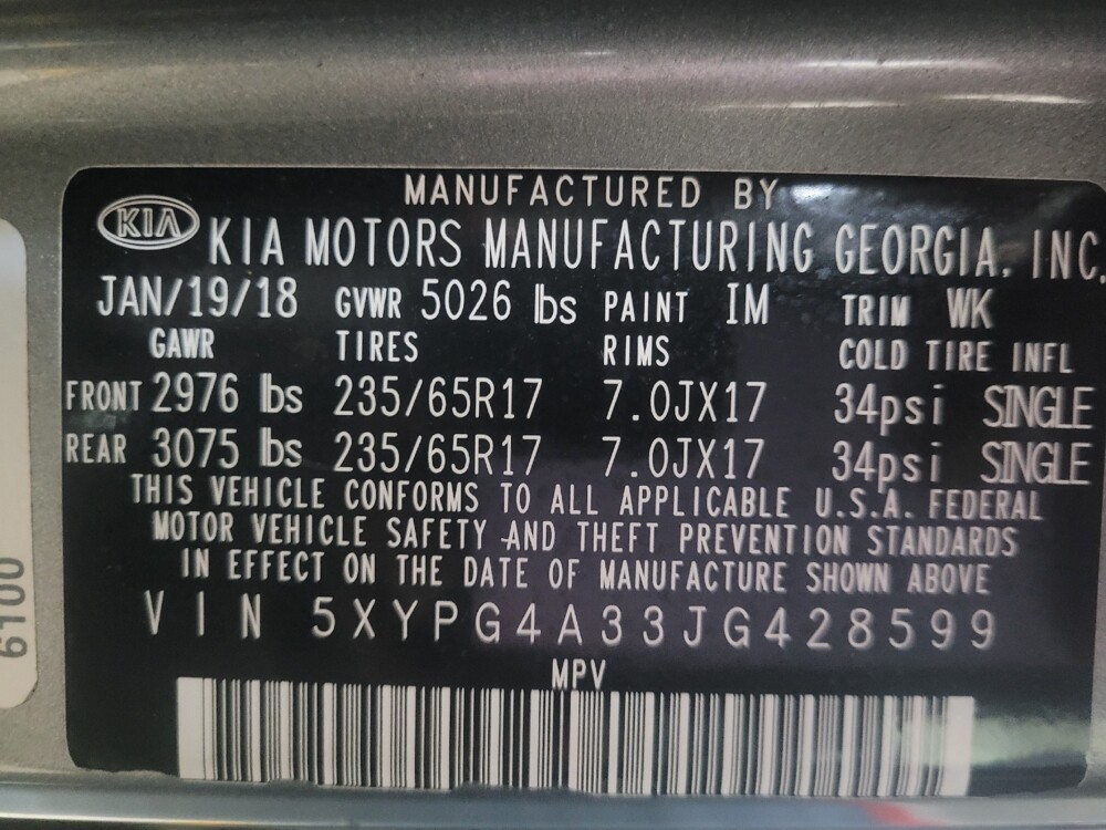 2018 Kia Sorento in Morrow, GA 30260 - 18128974 33