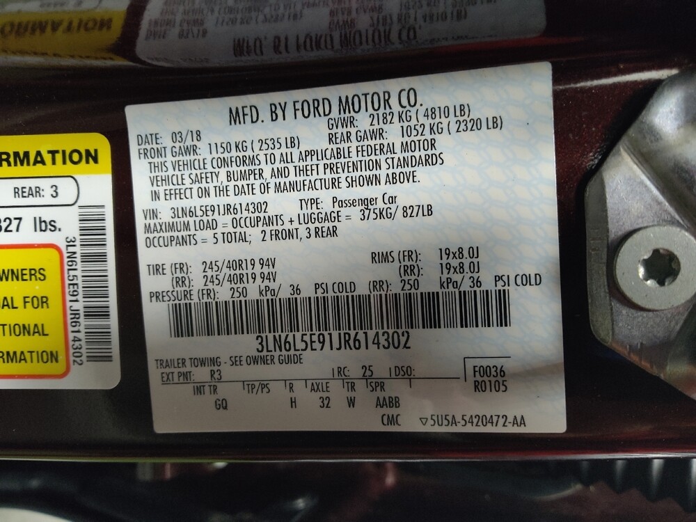 2018 Lincoln MKZ in Morrow, GA 30260 - 18128983 33