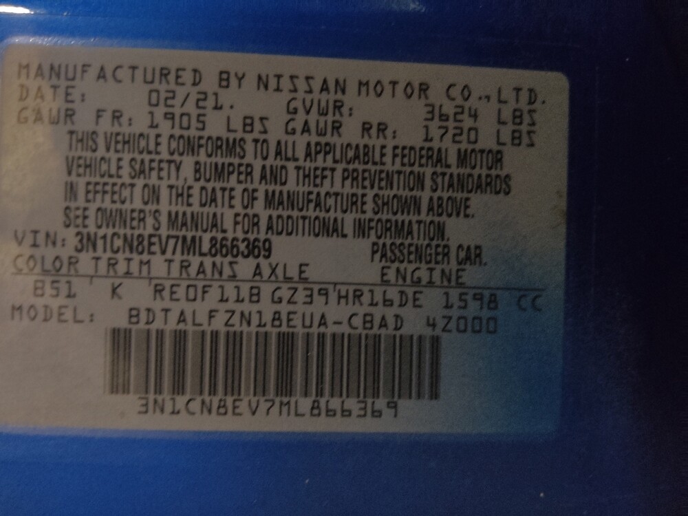 2021 Nissan Versa in Conyers, GA 30094 - 18129013 33