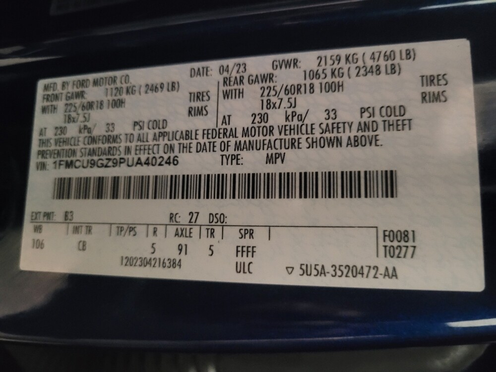 2023 Ford Escape in Chattanooga, TN 37421 - 18129018 33