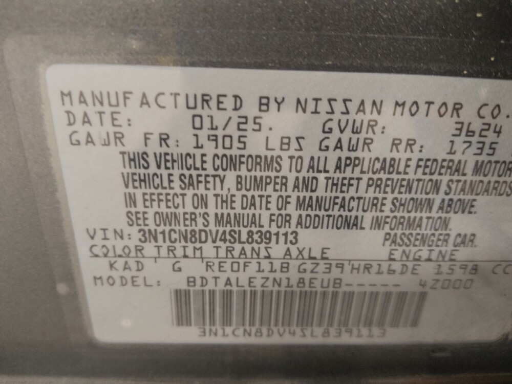 2025 Nissan Versa in Stone Mountain, GA 30083 - 18129020 33