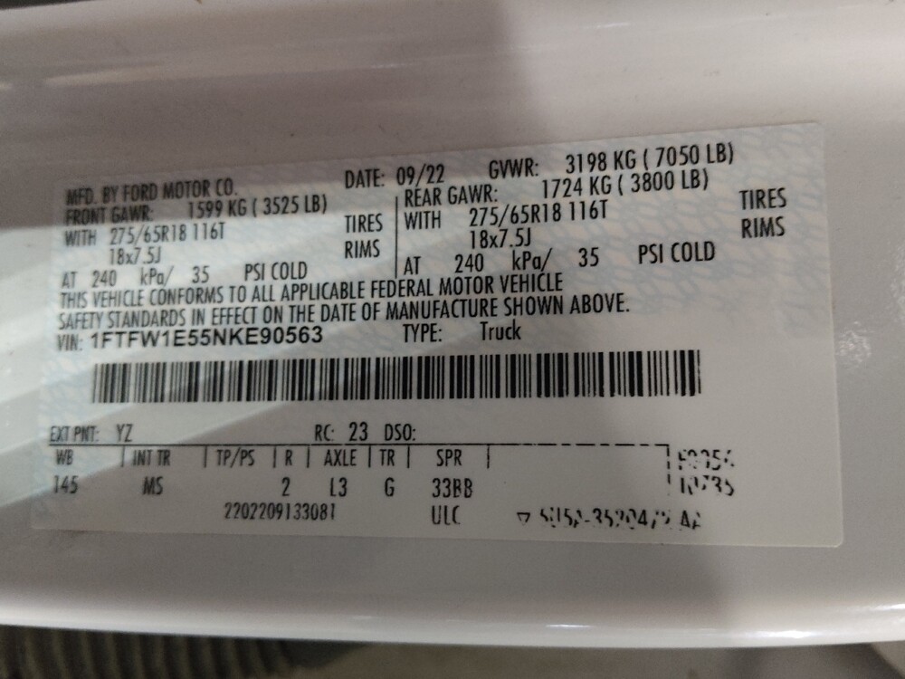 2022 Ford F150 in Fort Worth, TX 76116 - 18129027 33