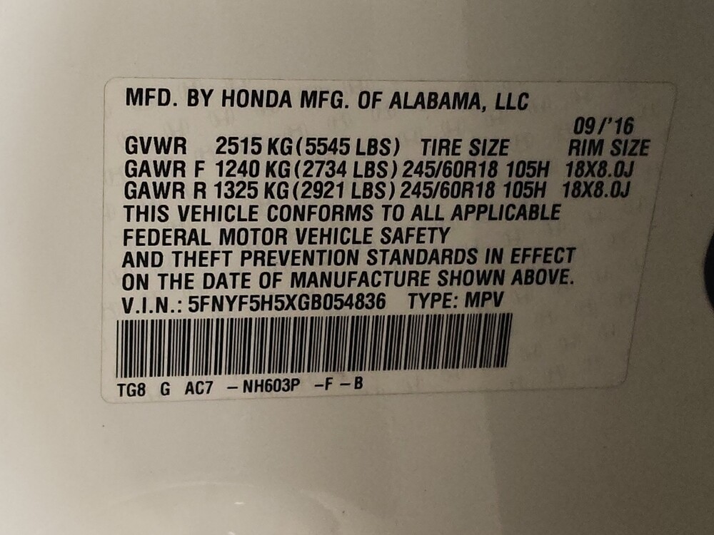 2016 Honda Pilot in Temple, TX 76502 - 18129028 33