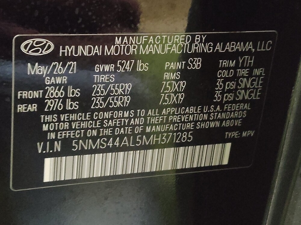 2021 Hyundai Santa Fe in Arlington, TX 76011 - 18129037 33