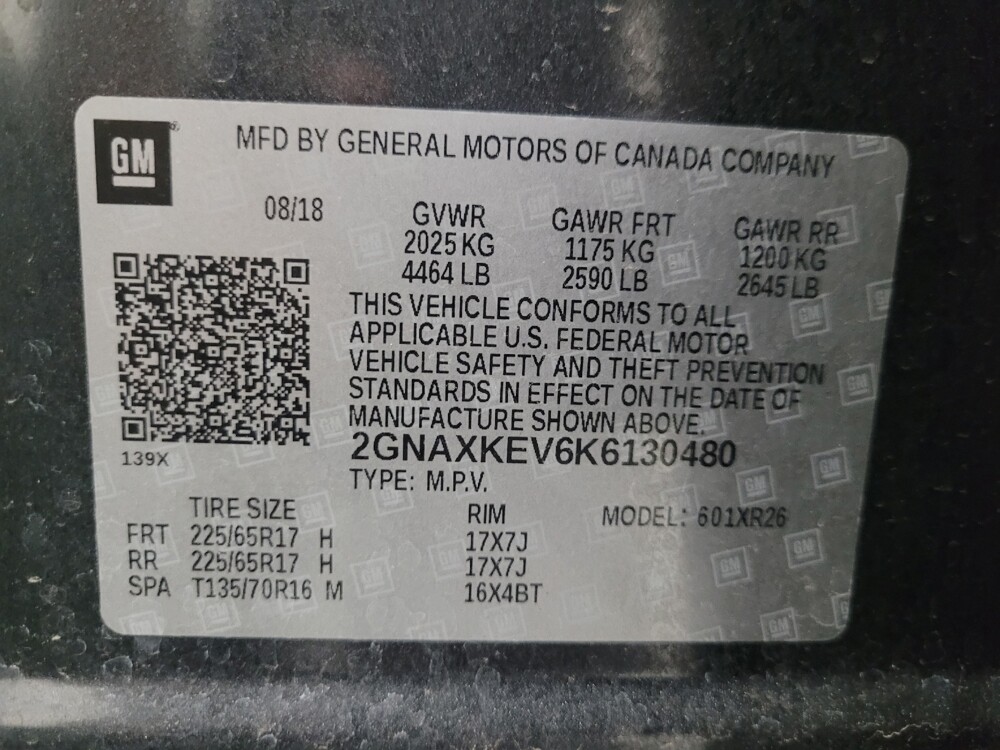 2019 Chevrolet Equinox in Glendale, AZ 85301 - 18129064 33