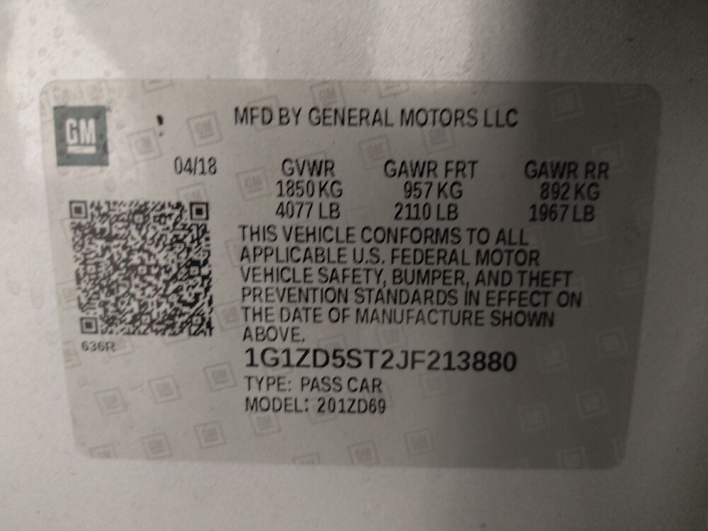 2018 Chevrolet Malibu in Tucson, AZ 85705 - 18129083 33