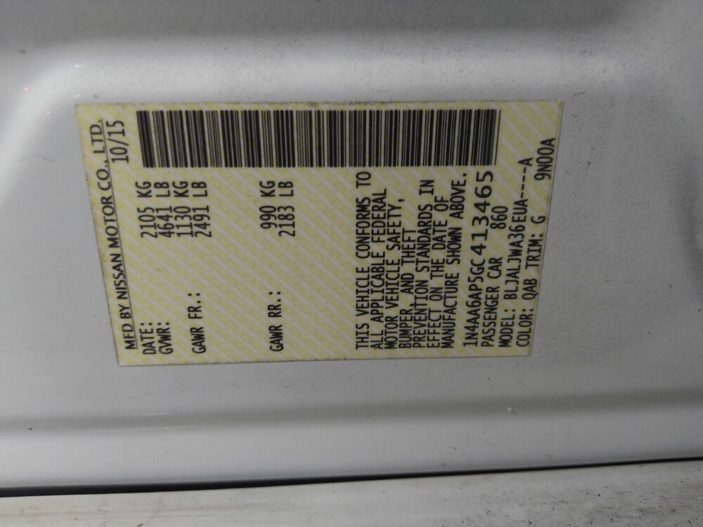 2016 Nissan Maxima in Tallahassee, FL 32304 - 18129090 33