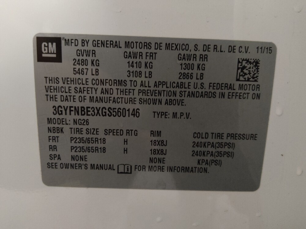 2016 Cadillac SRX in Lakeland, FL 33815 - 18129101 33