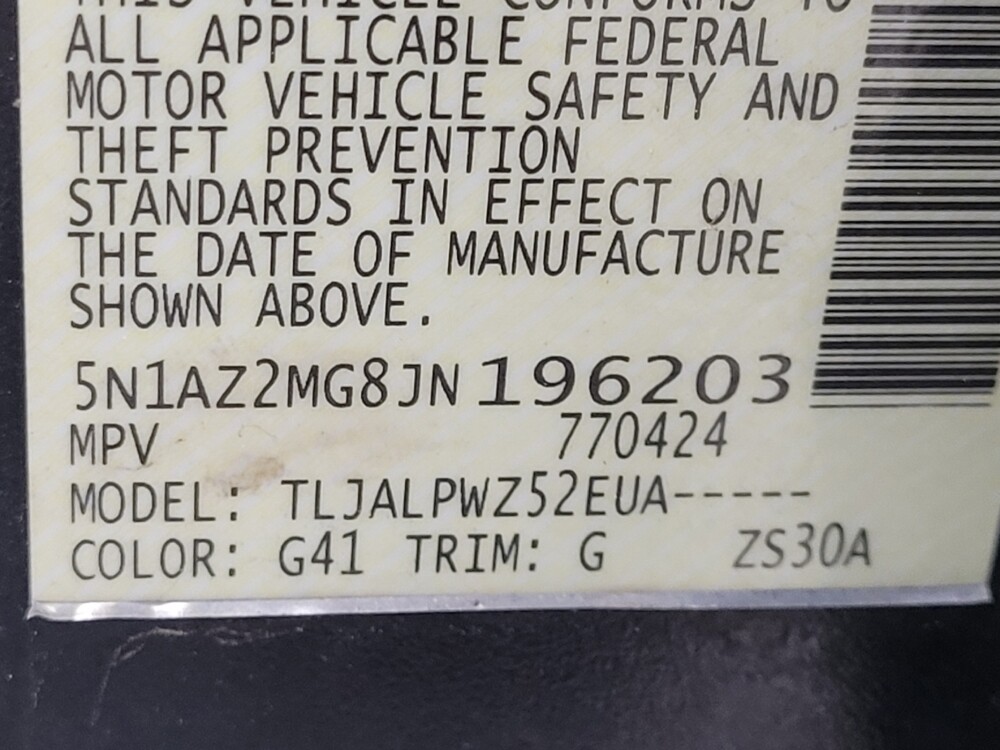 2018 Nissan Murano in Las Vegas, NV 89104 - 18129108 33