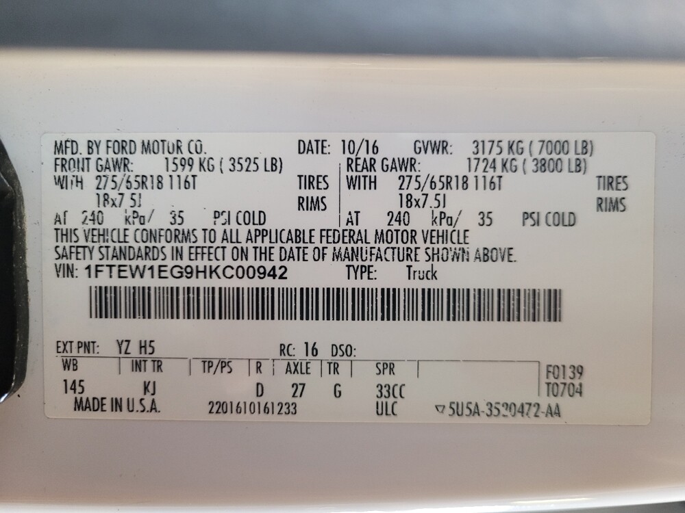 2017 Ford F150 in West Palm Beach, FL 33409 - 18129113 33