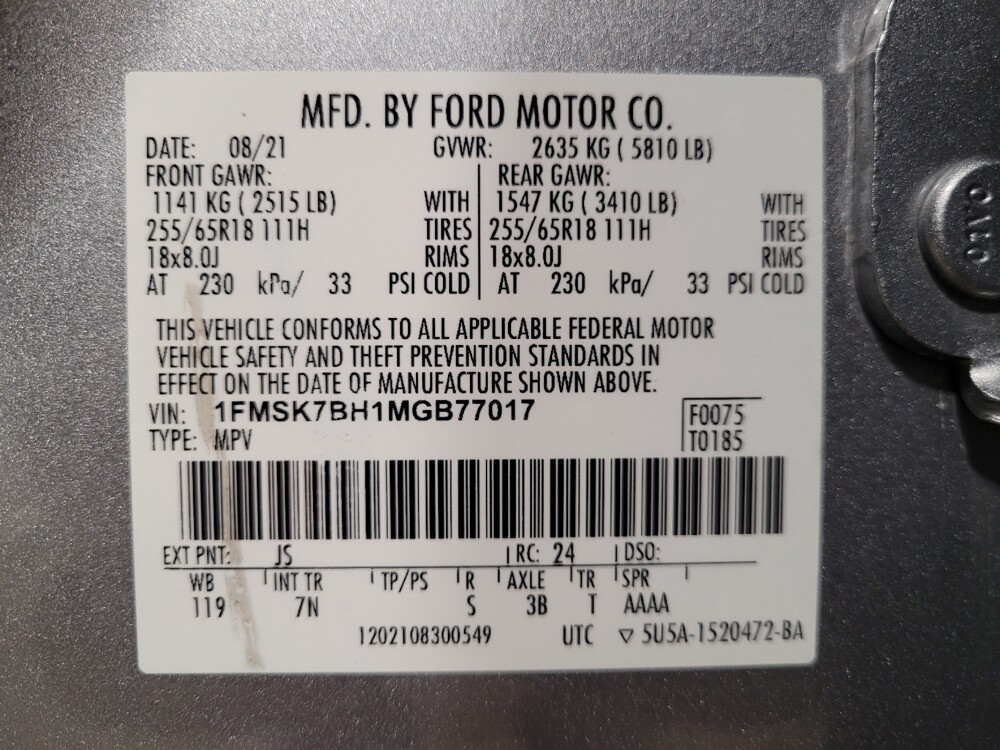 2021 Ford Explorer in Sanford, FL 32773 - 18129115 33