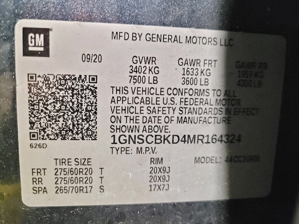 2021 Chevrolet Suburban in Lauderdale Lakes, FL 33313 - 18129116 33