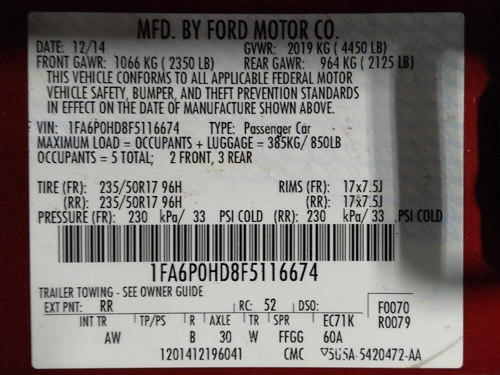 2015 Ford Fusion in West Palm Beach, FL 33409 - 18129130 33