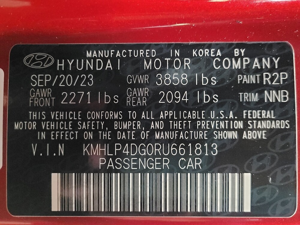 2024 Hyundai Elantra in West Palm Beach, FL 33409 - 18129144 33