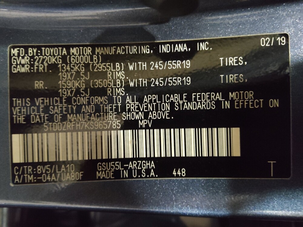 2019 Toyota Highlander in Ocala, FL 34471 - 18129146 33