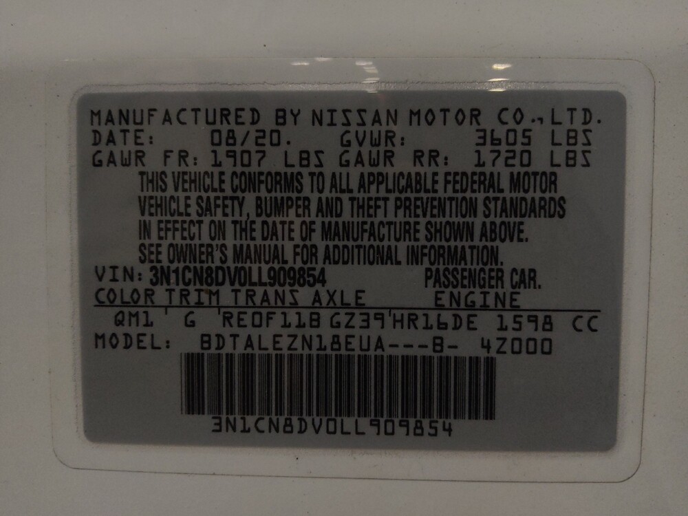 2020 Nissan Versa in Lauderdale Lakes, FL 33313 - 18129150 33